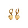 THE HEART PADLOCK EARRINGS